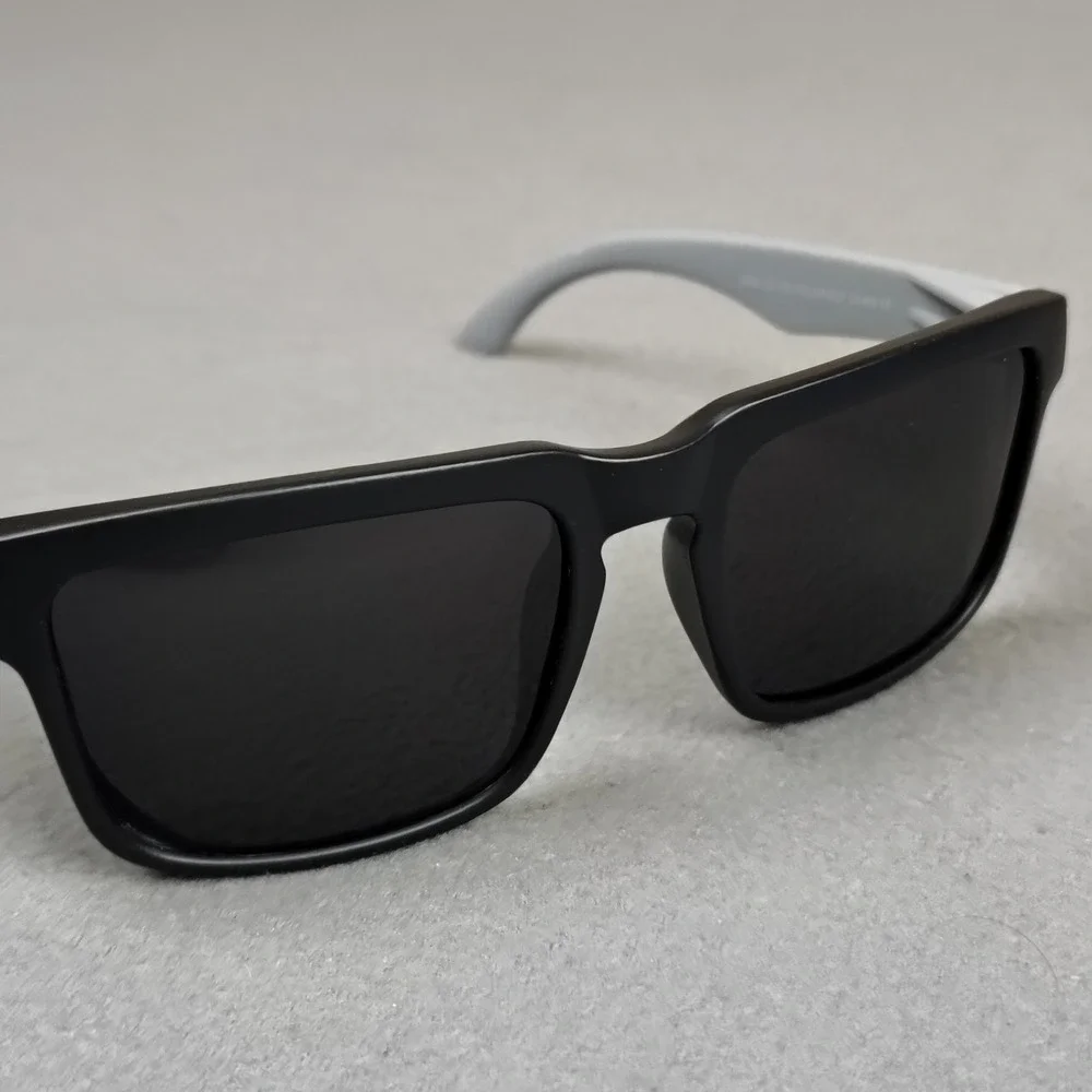 Rebel Reaper Sunglasses Black Lense Helm Style UV400 Polarized Surfer Biker NEW